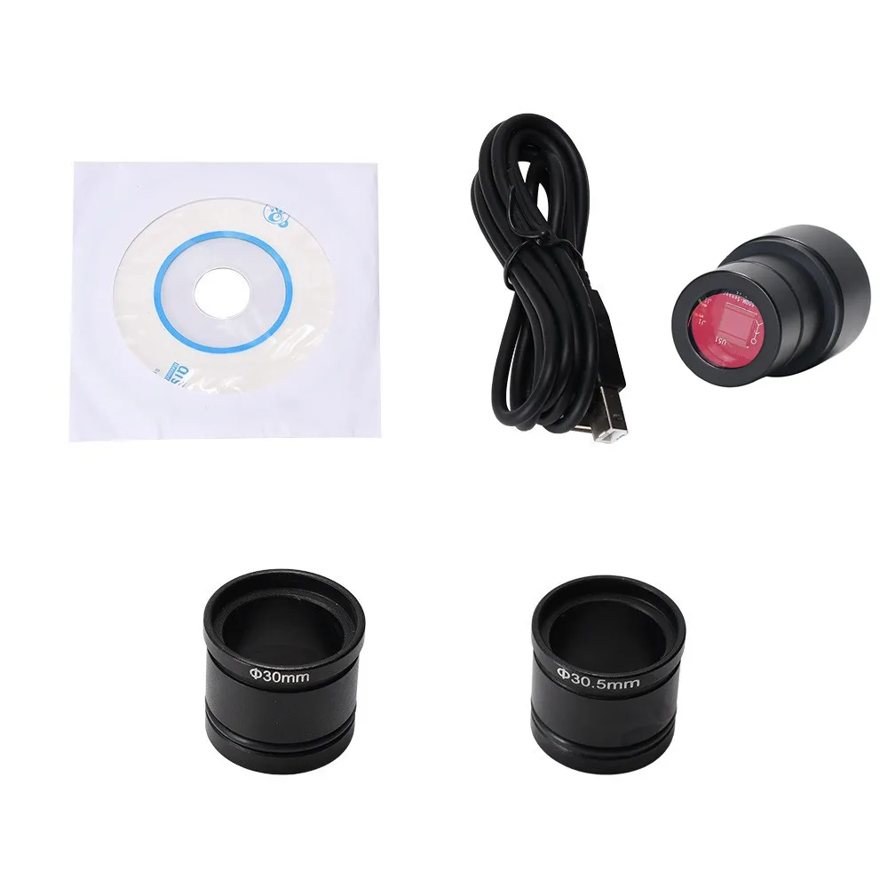 5MP CMOS USB Type-C 2.0 Microscope Camera Ocular Adapter HD Electronic Digital Eyepiece for Microscopio Stereo Biological