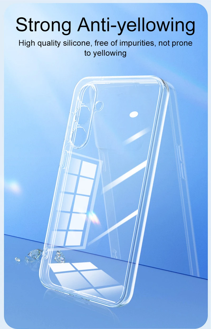 Фото Силиконовый чехол с полной защитой камеры для Samsung Galaxy S25 S24 S23 S21 FE S22 Plus A 55 35 25 15 05 S A 14 24 34 54 04 S Cover №5