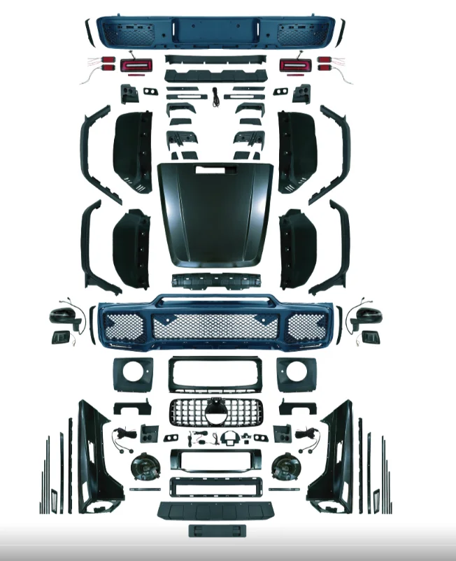 Tiges tiges Benz G Class Old W463 Upgrade-Außen-karosseries-Kit Auf W464 Bra-Bus-стильная техника для Mercedes klассе