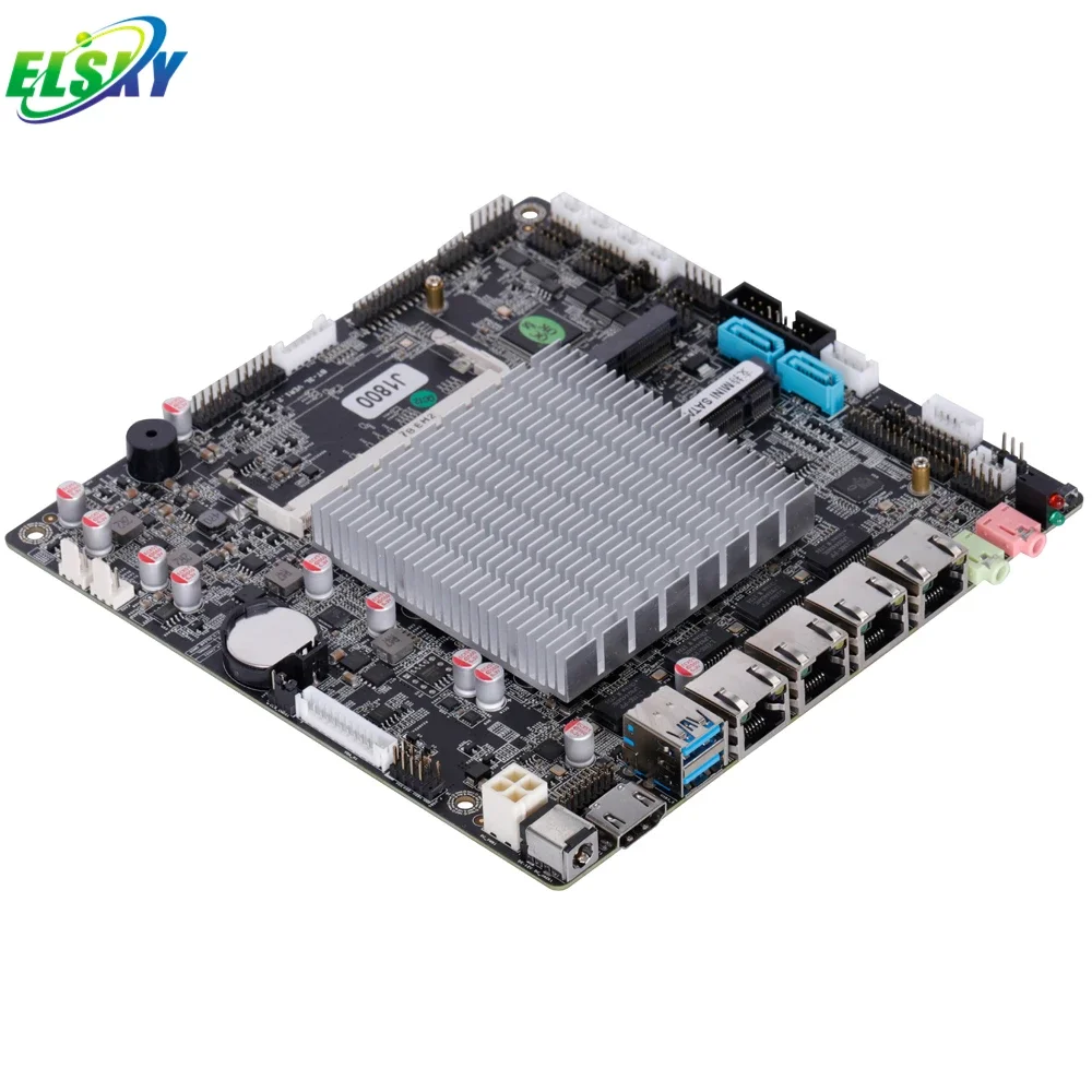 Лидер продаж двухъядерный процессор ELSKY J1800 J1900 J2900 4 локальных сетевых