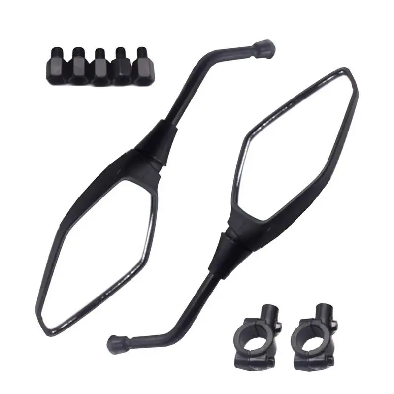 

Motorcycle Side Mirrors 360 Degree Rotation Safety Rear View Mirror Multi-angle Heavy Duty Clear Vision Motorbike Mirror For