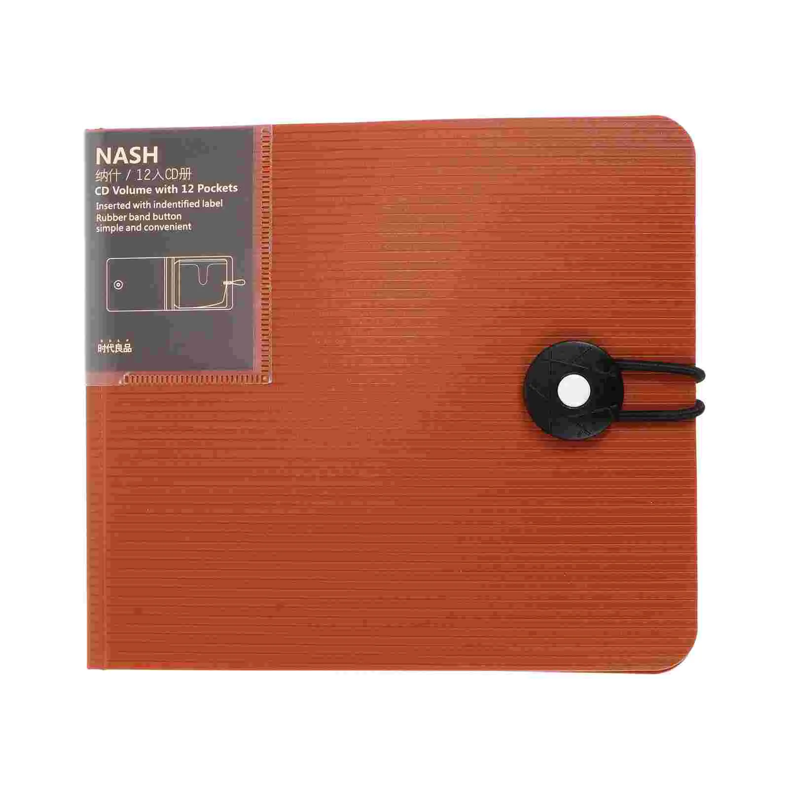 

1pc 12 Pieces Protective Case Disc Storage Case Storage Organizer (Claret)