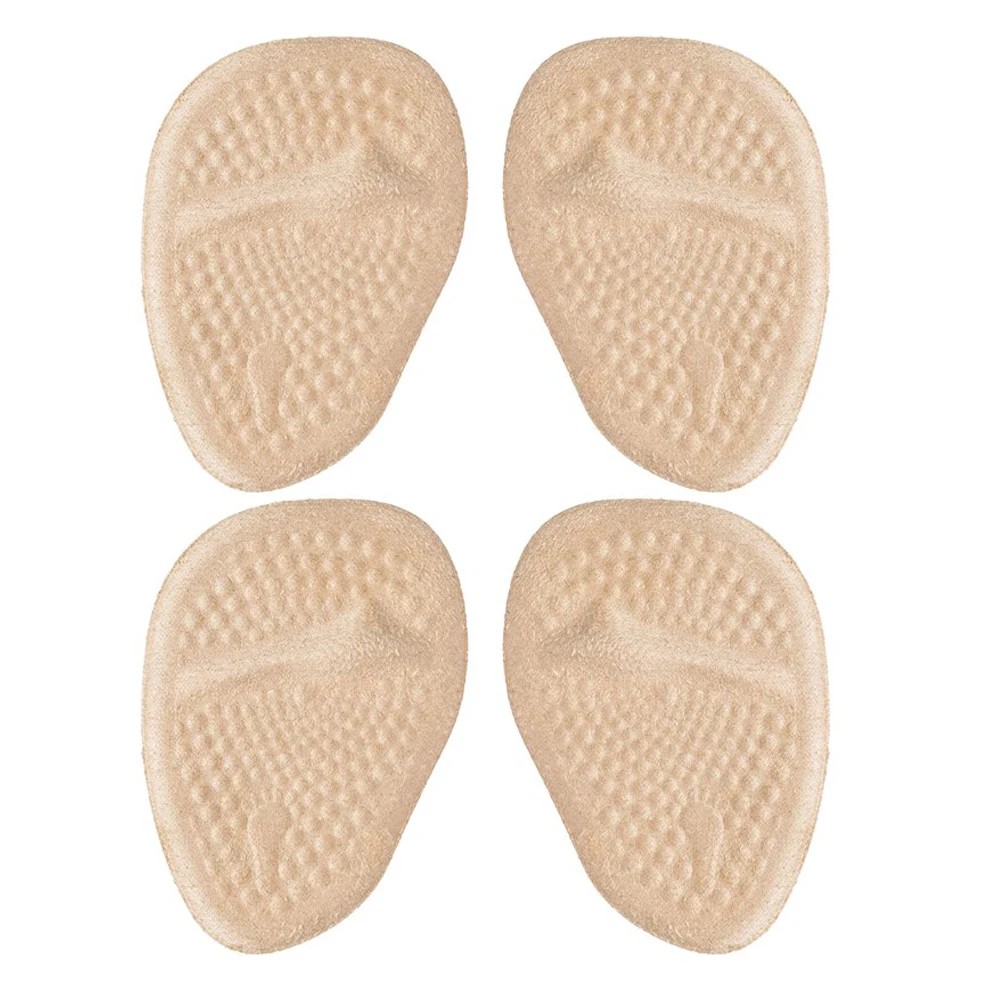 

2pairs Shoes Metatarsal Foot Cushion Self Adhesive Forefoot Pad Accessories Anti-slip Insoles High Heels Washable Gel Inserts