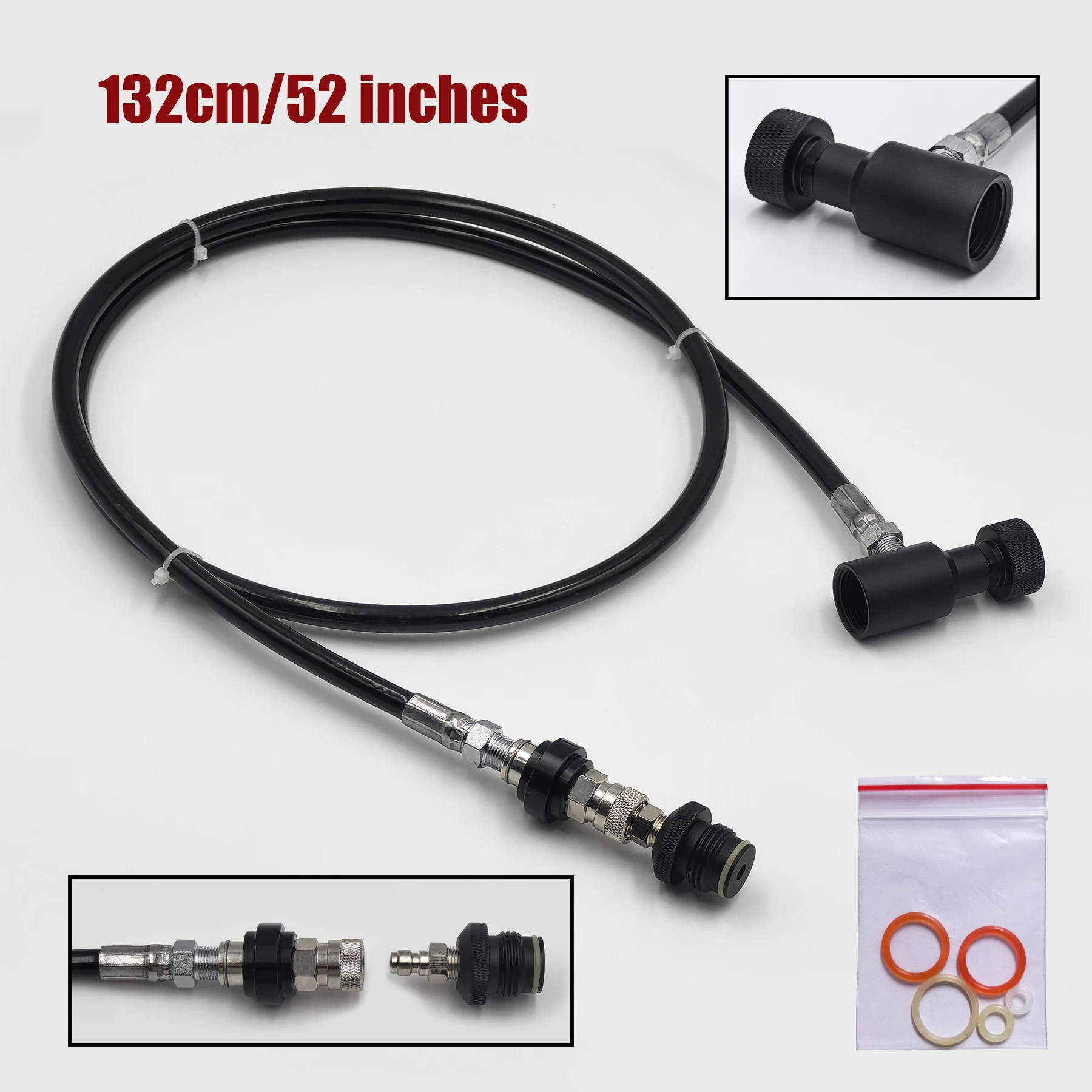 

Дистанционный шланг с катушкой HPA, толстая прямая линия, длина 52 дюйма (1,3 м), проверка скольжения, калибр 3000 фунтов на квадратный дюйм, 8 мм, быстроразъемное соединение между мужчинами и женщинами