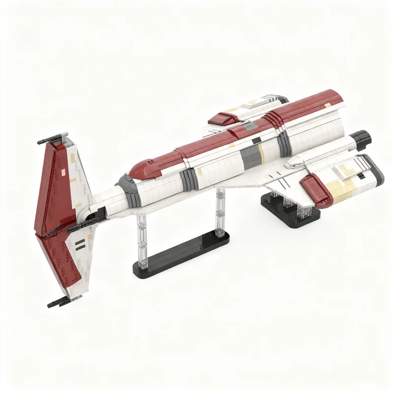 Фото 6001 деталь MOC Star Battle Endar Spire: Белая модель, строительные блоки, архитектурный конструктор, DIY-набор, подарок на День рождения/Рождество, игрушка №1