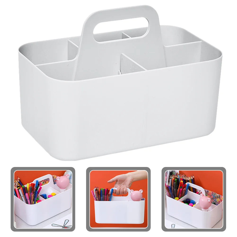 

Supply Container School Organizer Plastic Containers Drawing Tool Holder Classroom Child Pen Desk