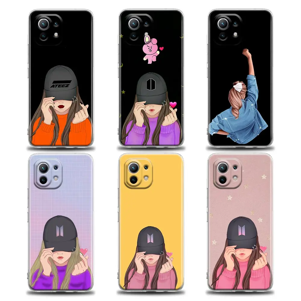 

Pretty Sexy GirlyClear Phone Case for Xiaomi Poco X3 NFC X3 M3 F3 Note 10 9T 11 11X 11T 10T 12 Redmi 10 9A 9 9T 9C 5G TPU Case