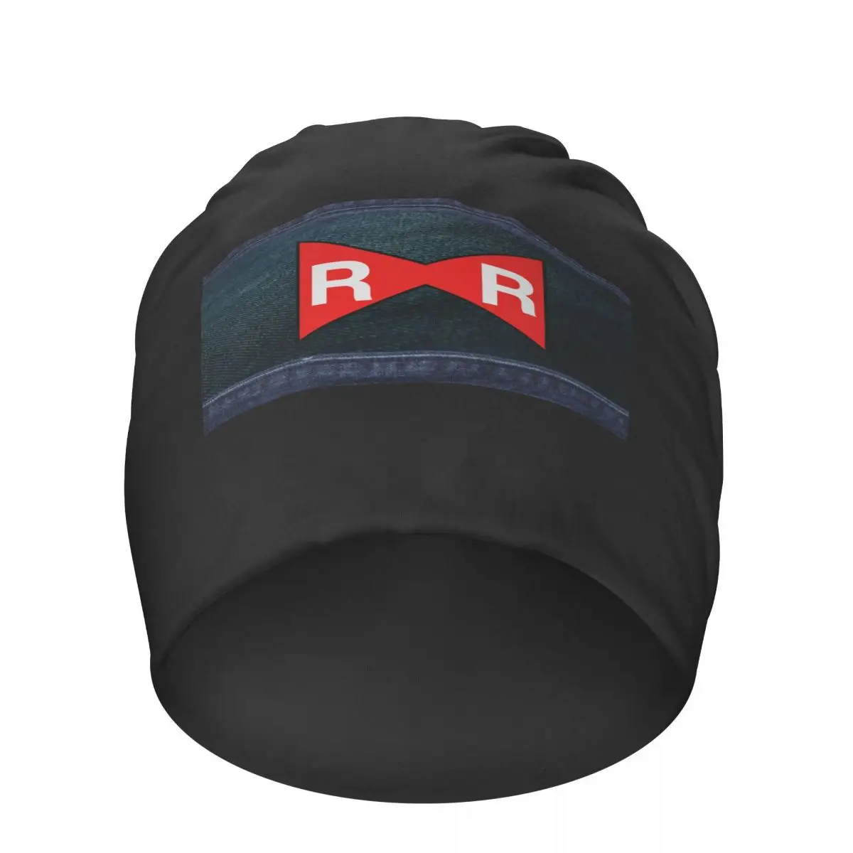 

Red Ribbon Army Logo Beanies Pullover Caps Men Women Comfortable Bonnet Hat Anime RR Skullies Beanies Windproof Winter Ski Cap