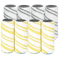 8 piece set of rollers for karcher fc7 fc5 fc3 fc3d electric floor cleaner 2 055 007 0 2 055 006 0