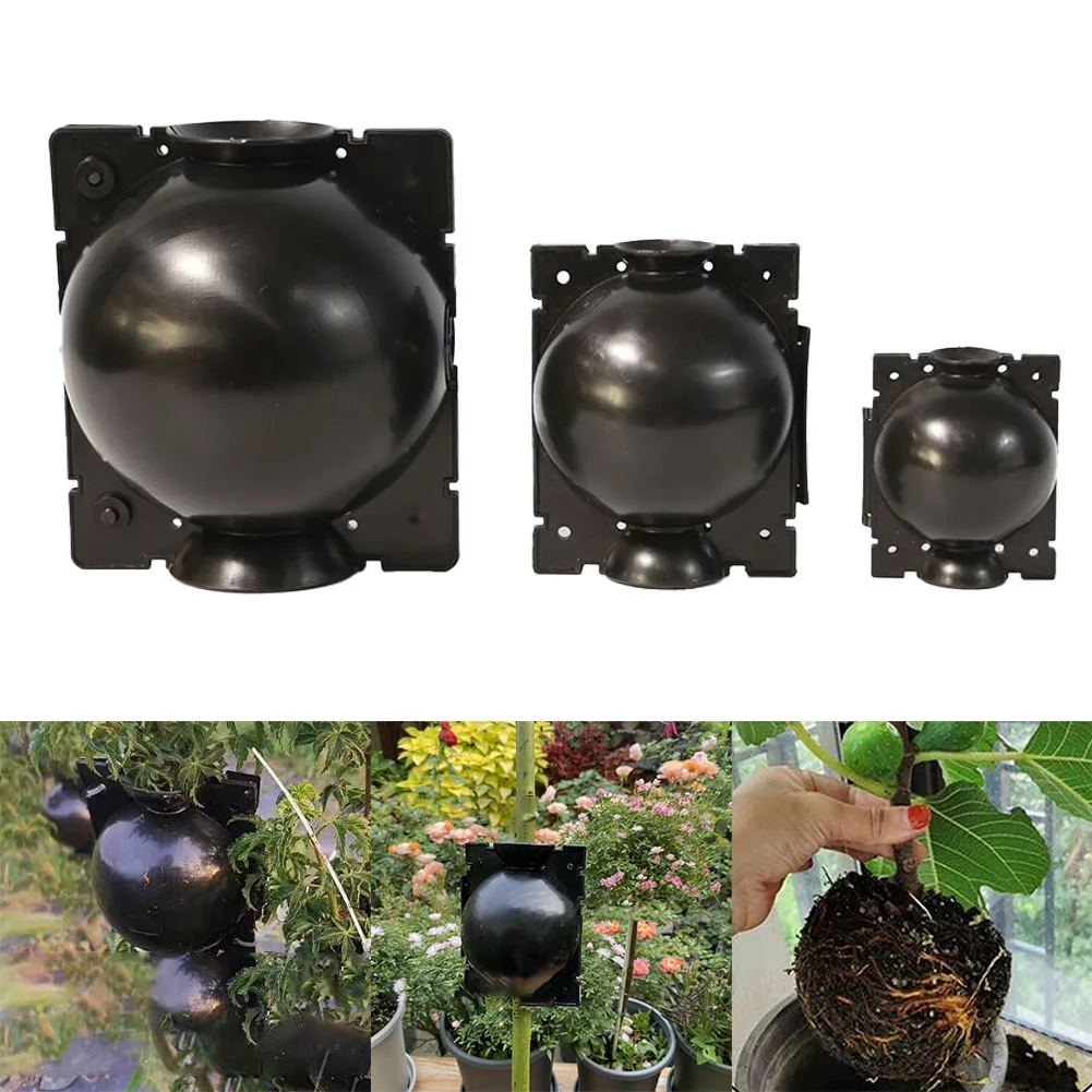 

3/10pcs Plant Rooting Ball High Pressure Propagation Ball Cutting Grafting Box Breeding Case Garden Sapling Graft Equipment