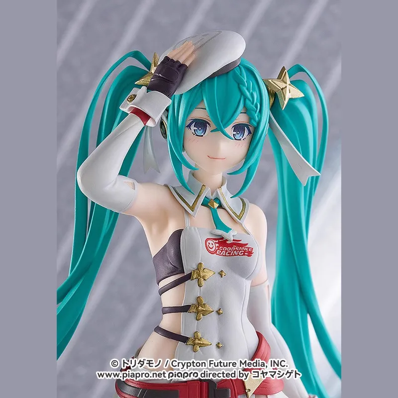 Фото В наличии оригинальная GSR GSC POP UP PARADE Hatsune Miku RACING MIKU 2023Ver 17 см анимационная модель персонажа игрушки подарки №2