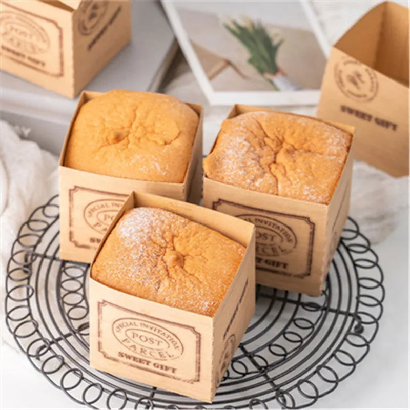 

20pcs Cupcake Paper Cups Kraft Cupcakes Paper Cases Muffin Cake Mold Tray Birthday Wedding Party Sweet Cases Cake Decor Tools