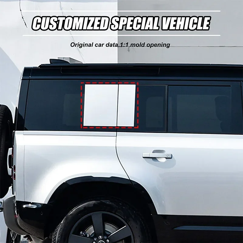 Для Land Rover Defender 110 2020-2024 Стайлинг автомобиля задняя дверь окно C-стойка