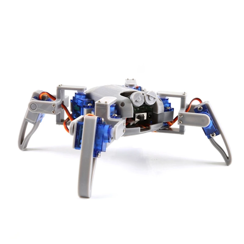 

Quadruped Spider Robot Kit for Arduino,Wifi DIY, STEM Crawling Robot, ESP8266,NodeMCU,Arduino Robot Kit