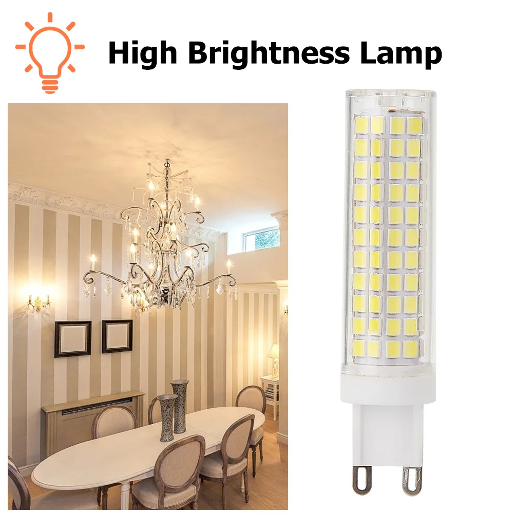 

LED Light Bulb G9 1500LM SMD 2835 Ceramics Corn Chandelier Lamp Warm/Cool White High Light Efficiency No Thermal Radiation