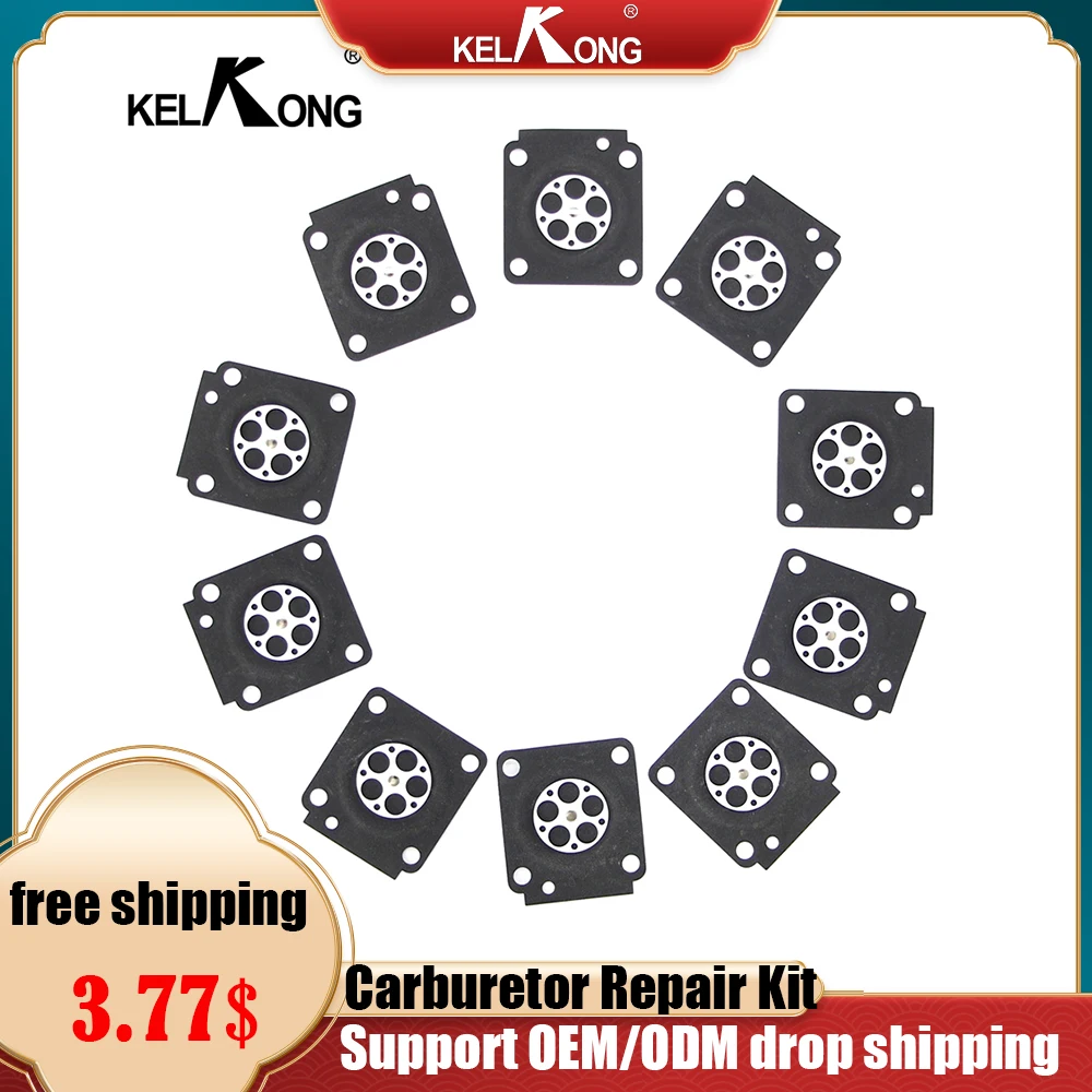 

KELKONG 10pcs/lot Diaphragm Metering For Zama A015002 C1 Replacement 8141 Chainsaw Garden Tool Parts