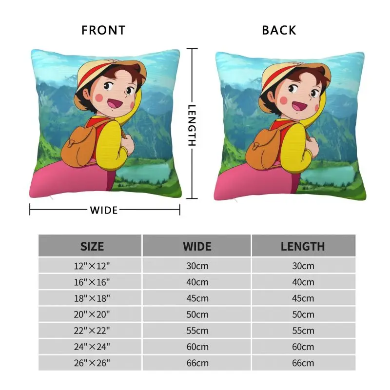 Alps Mountain Happy Girl Heidi подушка украшение для гостиной роскошное мультяшное подушки