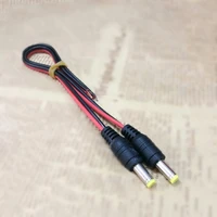10pcs dc12v 5 5x2 1mm malefemale dc power socket jack connector cable plug wire for led driver strip connector cctv camera