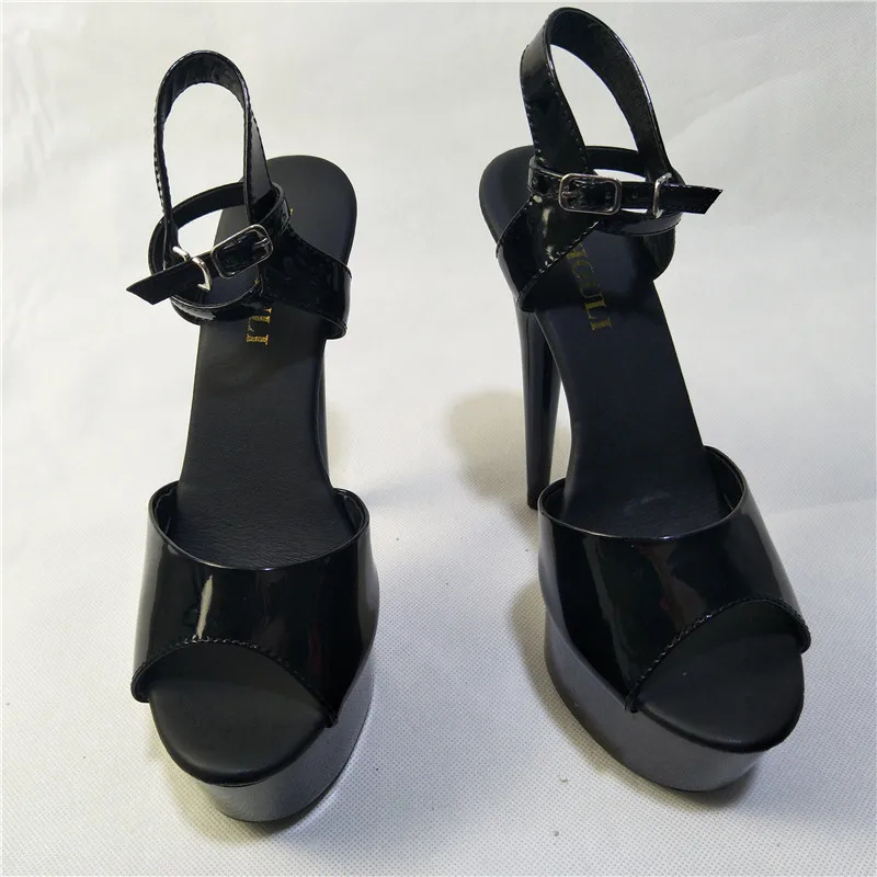 Новейшая модная женская сексуальная обувь на высоком каблуке 15 см для