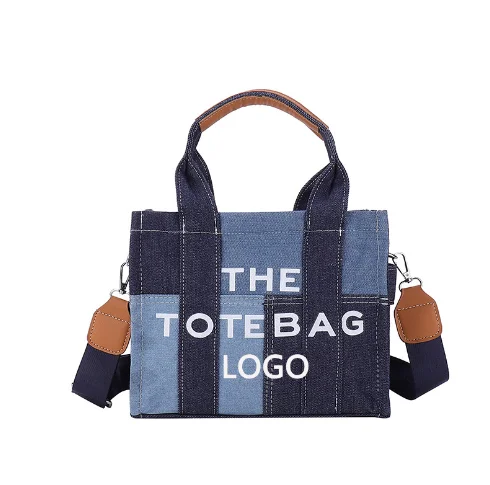 

Джинсовые женские сумки, роскошные брендовые дизайнерские холщовые сумки через плечо 2023, стиль пэчворк