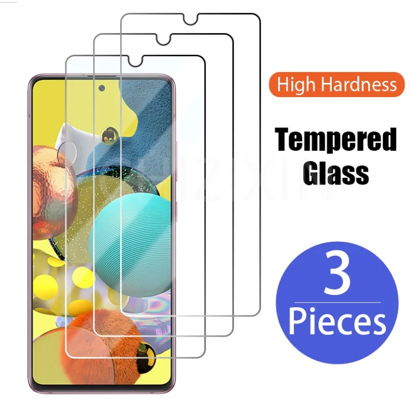 Закаленное стекло 3 шт. для Samsung A12 A52 A32 A51 A50 A21S Защитная пленка Galaxy A20 A10 A72 A71 |