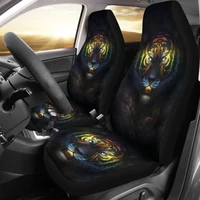 tiger king art design car seat covers amazing gift ideaspack of 2 universal front seat protective cover