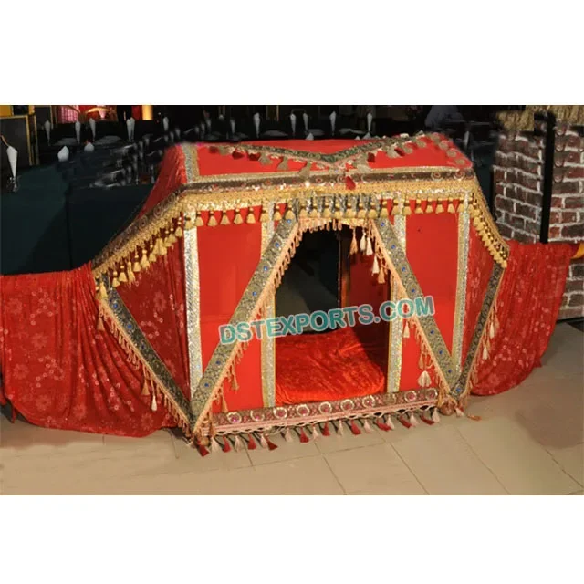 Красный готте украшенный свадебным Doli латунные металлические паланки