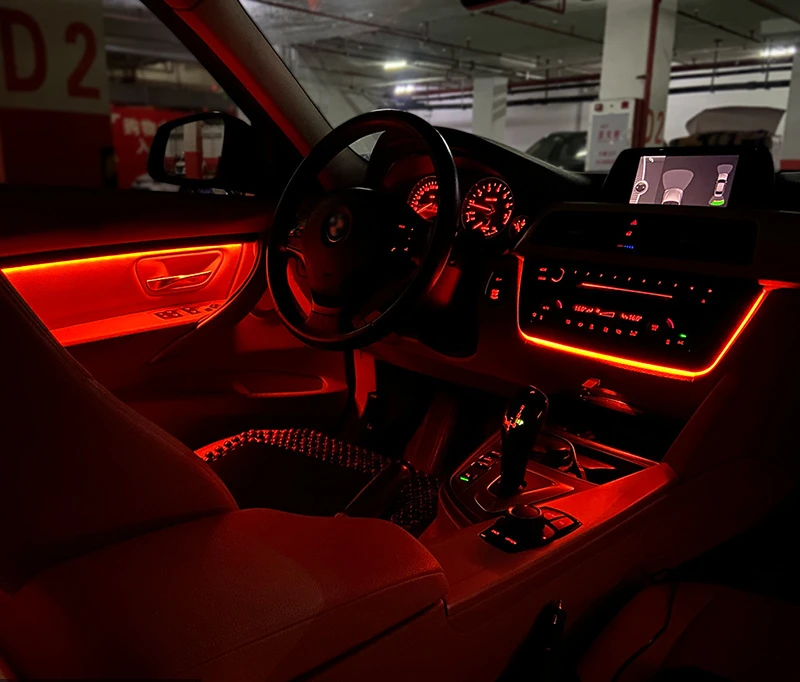 

For BMW 3 Series Ambient Light F30 Two-color Lamp Car Ambient Light 3 Series Central Control Ambient Light