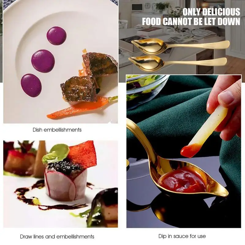 Ложка шеф-повара из нержавеющей стали приспособление для приготовления десертов