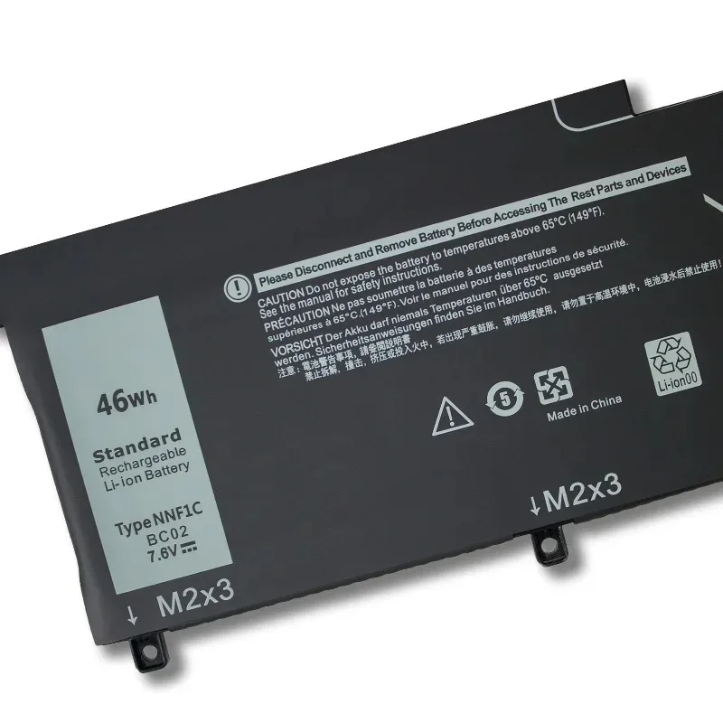 Фото Аккумулятор для ноутбука 7.6V 5500mAh/46Wh NNF1C для DELL XPS 13 9365 серии 2-в-1 13-9365-D1605TS/D1805TS/D2805TS/D3605TS/D3805TS №4
