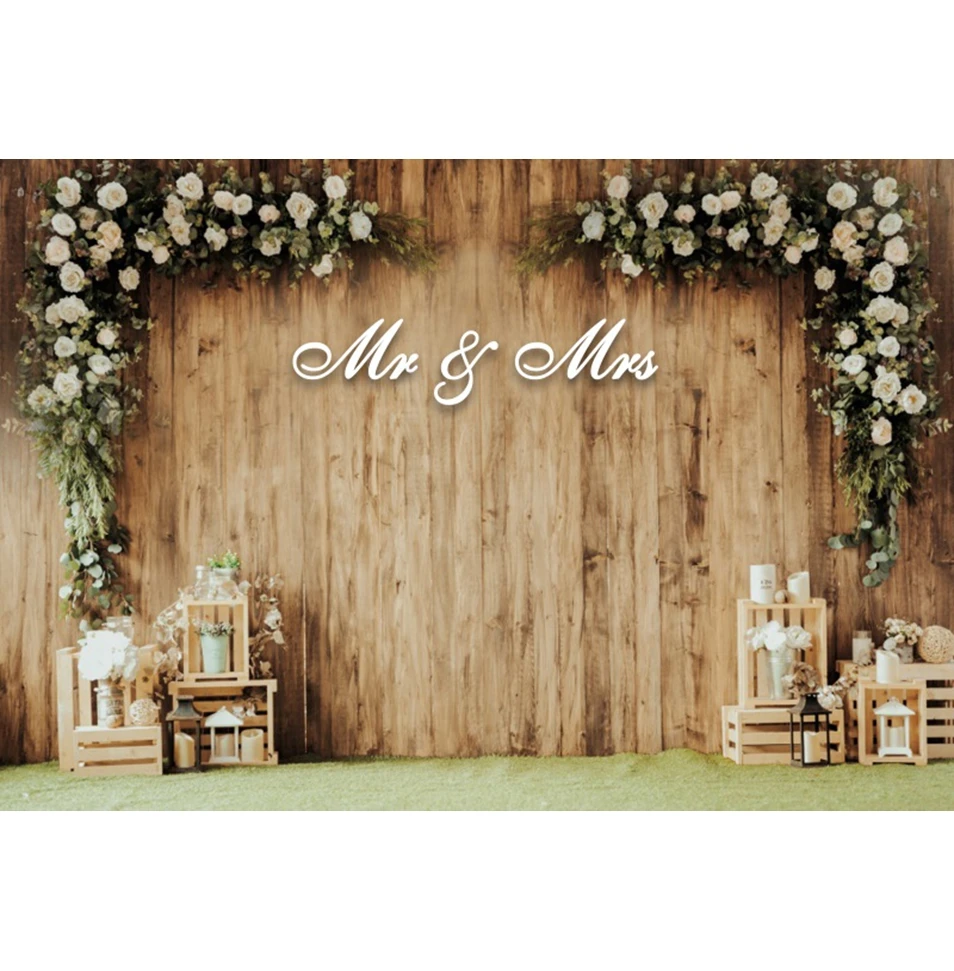 Винтажный деревянный фон для фотосъемки с блестками