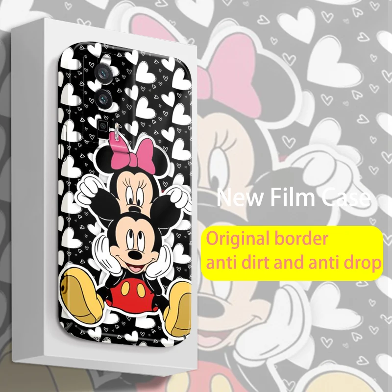 

Mickey Minnie Love Feilin Filim Luxury Cover For Xiaomi Redmi K60 K50 K40 K30 A1 A2 9A 9AT 4G 5G Hard Phone Case Coque Capa