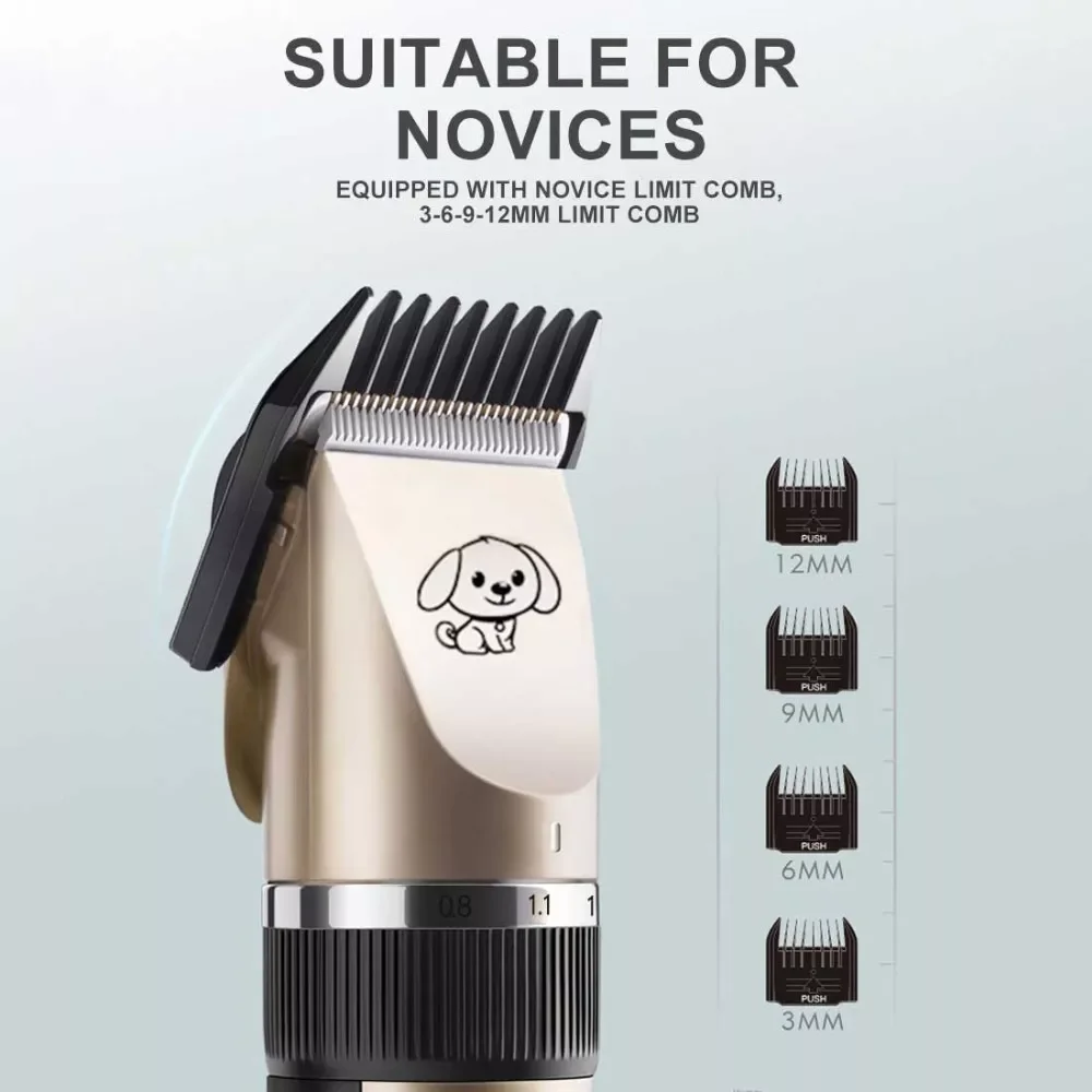 

NEW2023 dog Hair Clipper pet Hair Trimmer Puppy Grooming Shaver Set Accessories Ceramic Blade Profession supplies