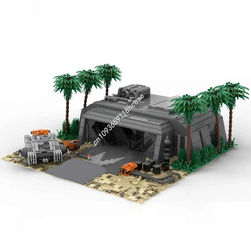 Фото 3029 шт., Звездная битва на скарифте, модель Moc, строительные блоки, кирпичи, сделай сам, креативная сборка, развивающая игрушка, детские рождественские подарки №1