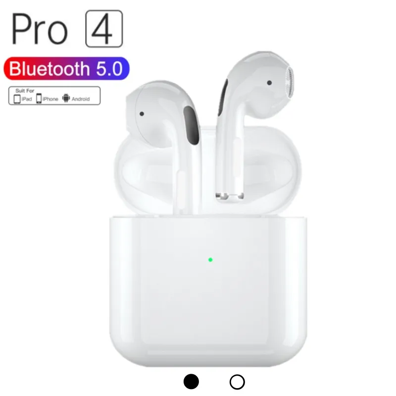 

Mini Pro 4 TWS Bluetooth Earphones Hi-Fi Wireless Headphones In-Ear Stereo Earbuds Hands-Free Headset For most of cell Phones