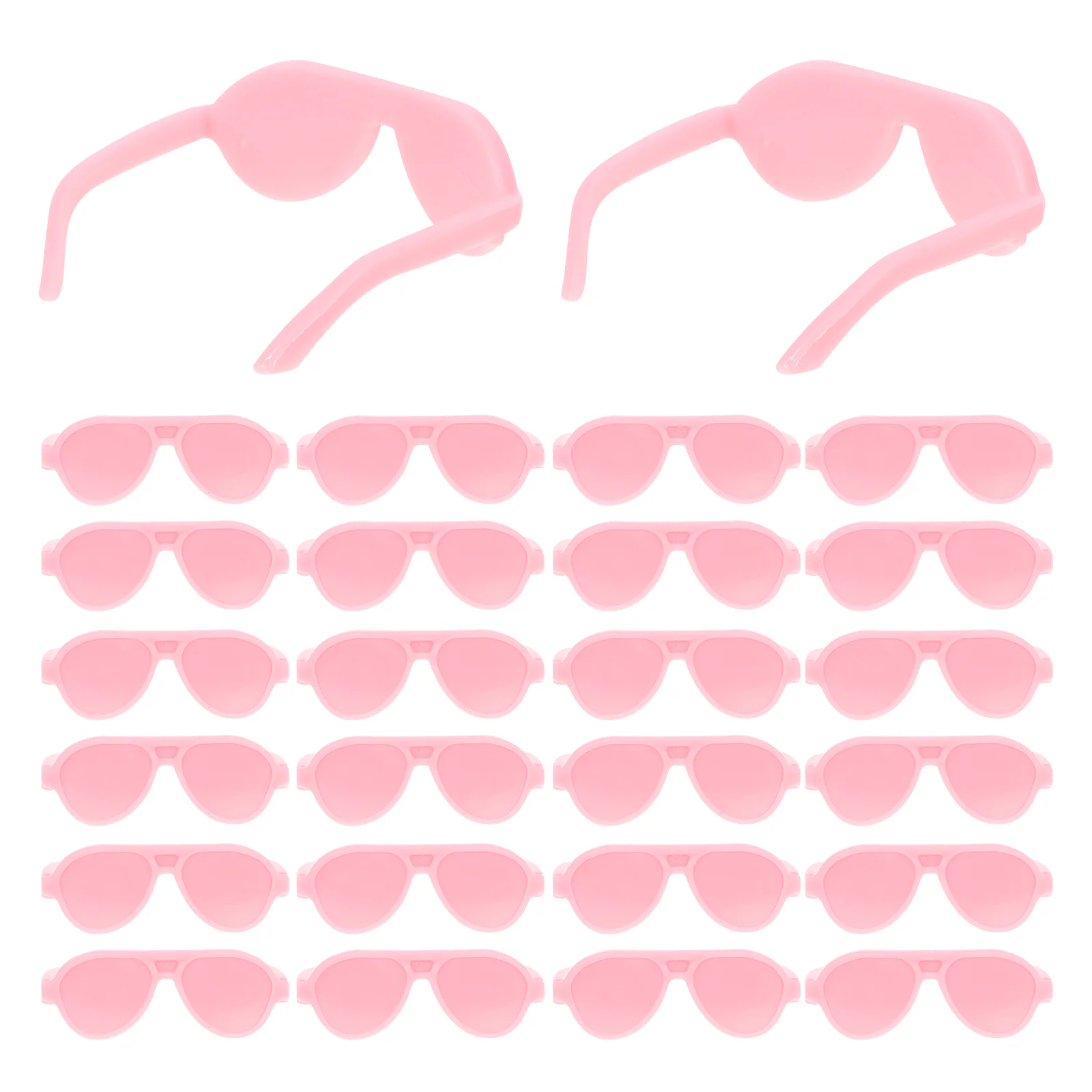 

50 Pcs Mini Glasses Small Sunglasses Eyeglasses Decorative Clothing Plastic Funny Toys Cosplay Props
