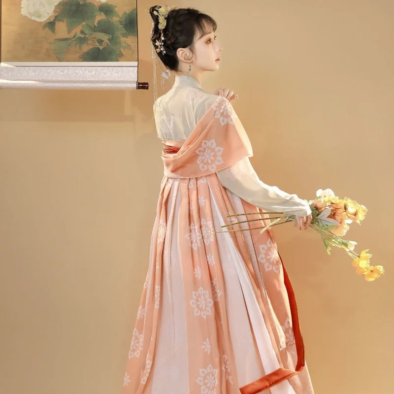 Женский костюм для взрослых Hanfu в традиционном китайском стиле Хань элемент