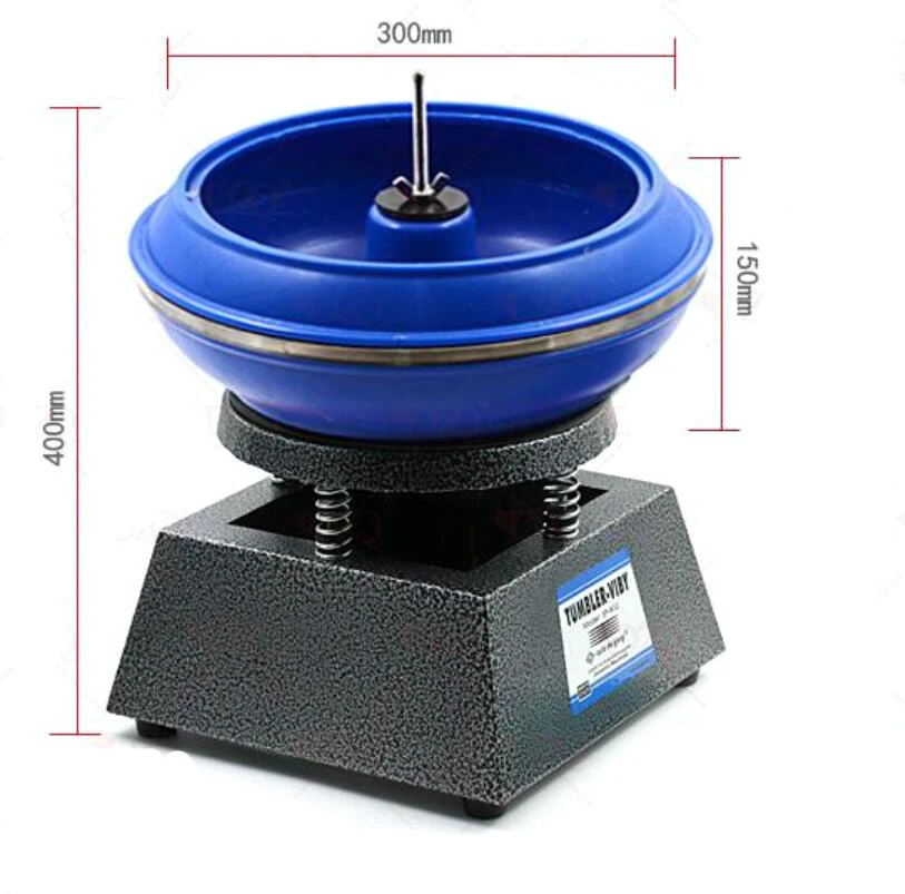 

Vibratory Tumbler Jewelry Finisher Lapidary, Gemstone Polishing Machine Jewelry machine for polishing with 6.2kg Capacity
