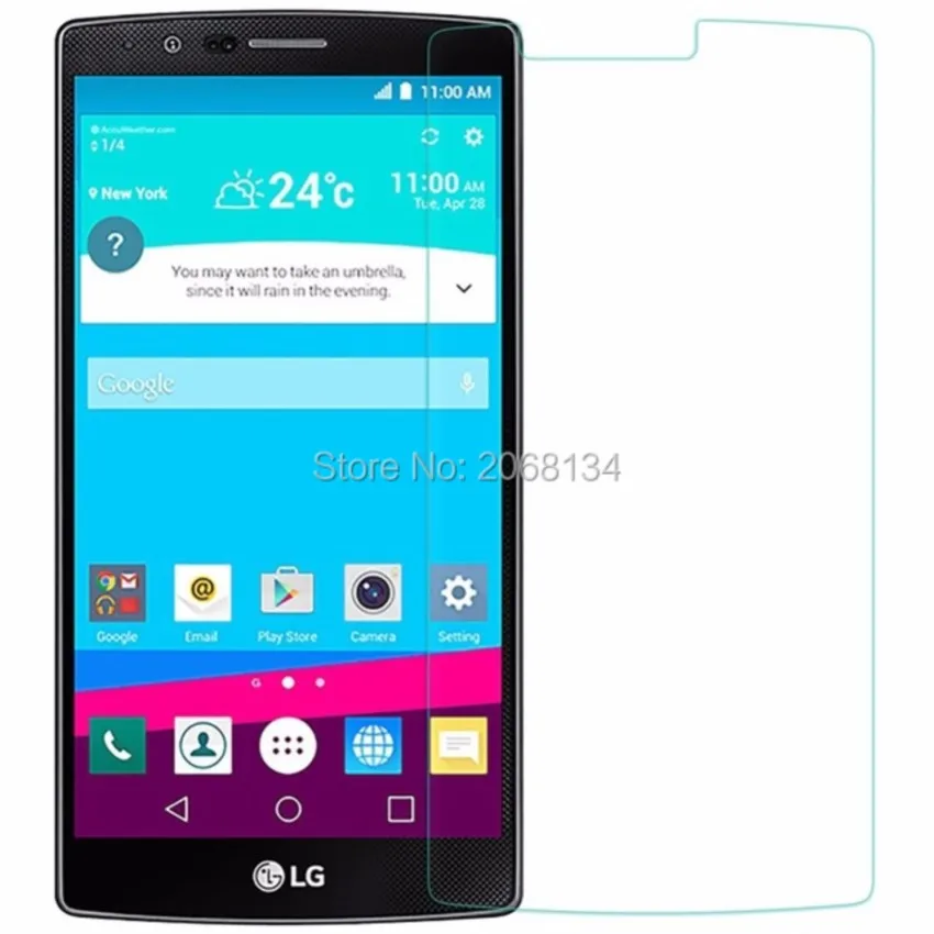Закаленное стекло 9h для lg g4 h810 h815 h812, Оригинальная защитная пленка, Передняя Защитная пленка для h818 f500l vs986 ls991