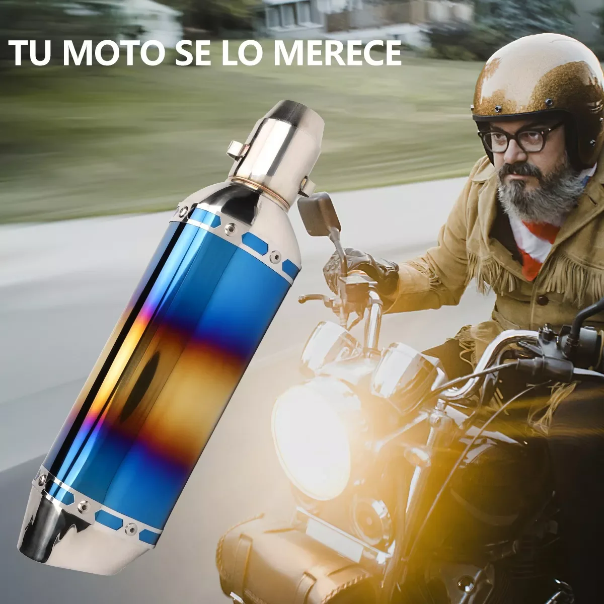 Универсальный глушитель мотоцикла 51 мм для Duke RC390 NC700 CBR500RR GSXR250 benelli trk 502 gsr 600