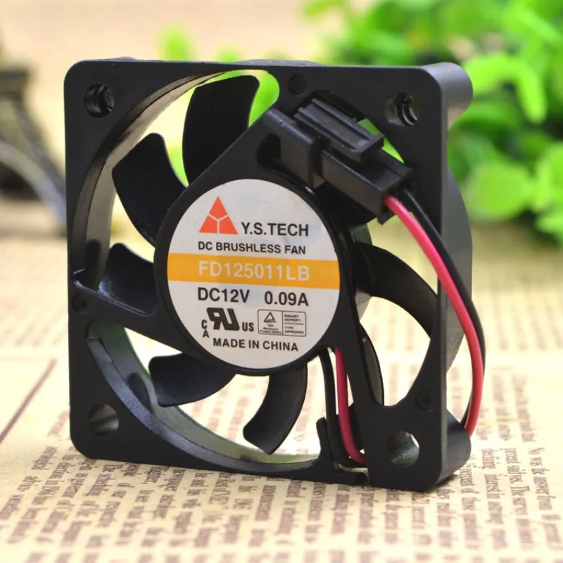 

Новый вентилятор ЦП для Y. S.TECH FD125011LB DC12V 0.09A 5010 Вентилятор охлаждения 50*50*10 мм