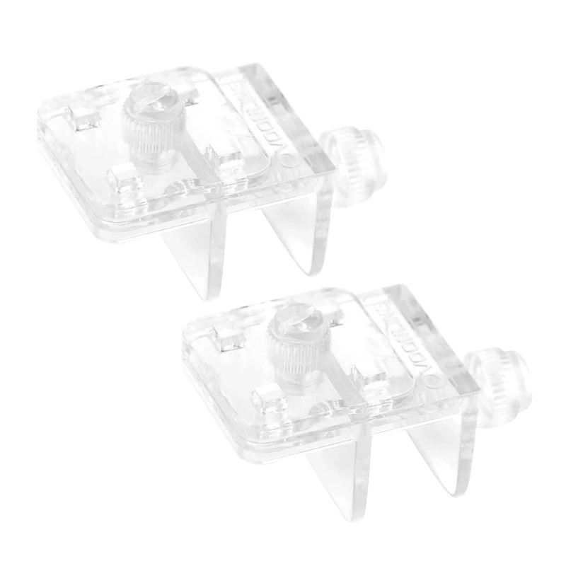 

2pcs Aquarium Glass Cover Clip Clear Acrylic Support Holder Aquarium Lid Clips dropshipping