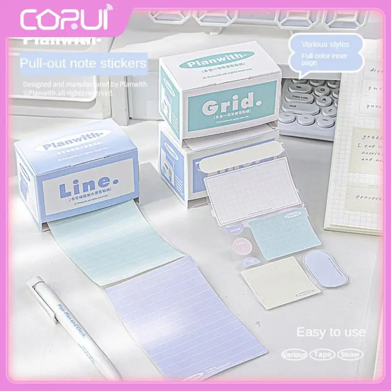 

30 страниц все в одном, подходит для нескольких сценариев, высококачественные заметки, белая карта, удобная пленка