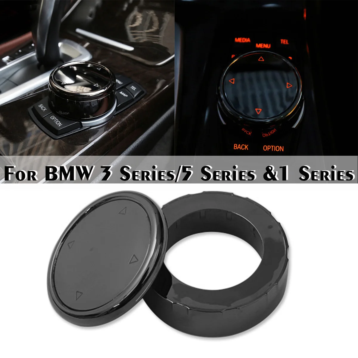 

Auto Multimedia Button Cover Knob Frame Trim For BMW F10 F20 F30 for NBT Controller Only Ceramic For iDrive Button