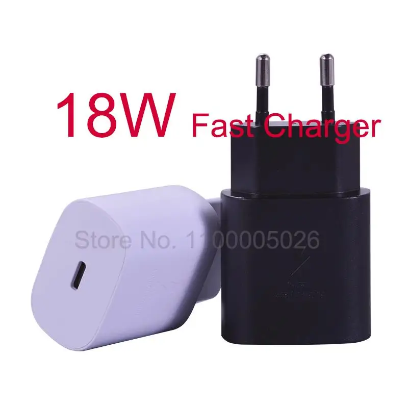 

10Pcs/Lot 18W USB C Charger For Samsung S10 S20 S21 Type C PD 3.0 Fast Charging Portable Phone Charger For iPhone 13 11 Xiaom