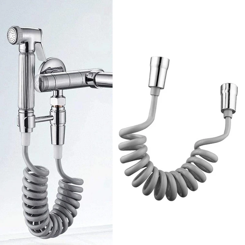 Spring Hose Flexible Telescopic Shower Hose For Water Plumbing Bidet Sprayer Spiral Flexible Shower Hose