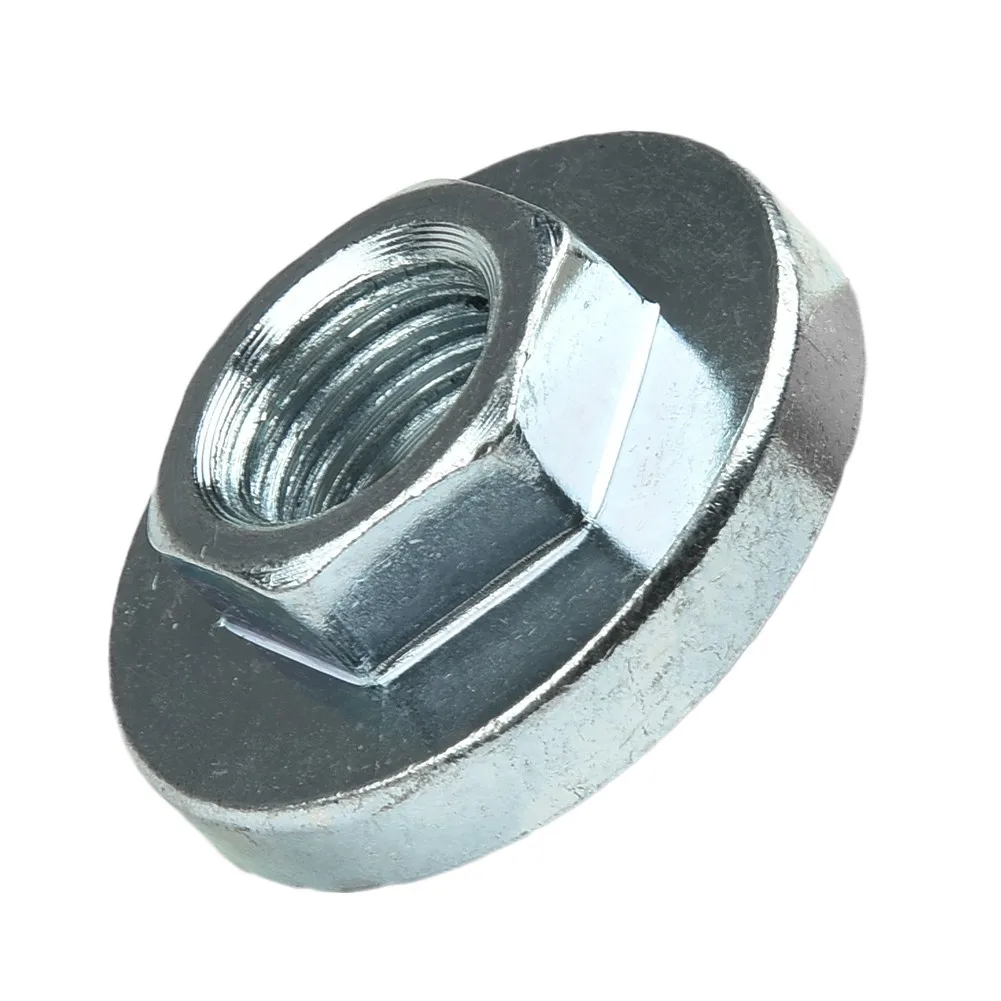 

Angle Grinder M14 Thread Hex Flange Nut Set Locknuts Fasteners For Angle Grinder Disc Accessories Quick Change Power Tool