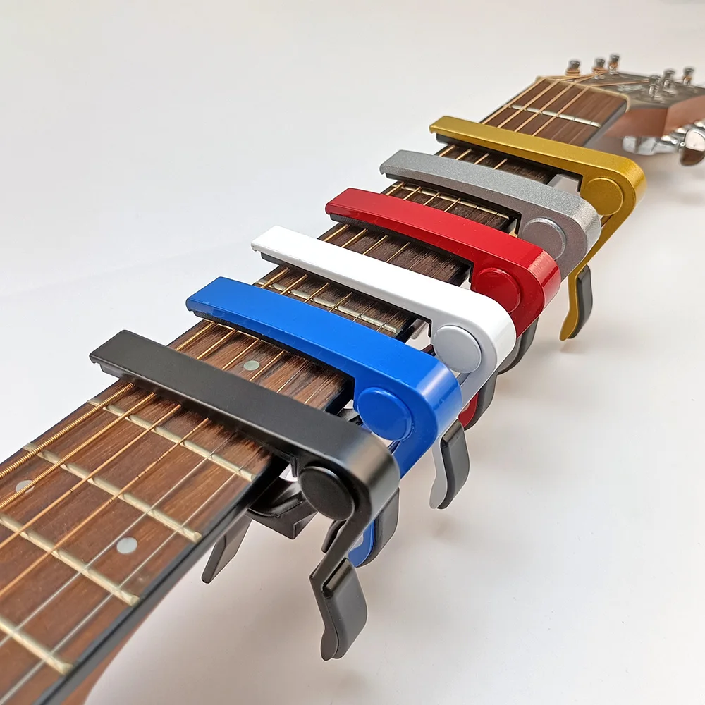 

Универсальный гитарный каподастр, быстросменный зажим, металлический, алюминиевый сплав, детали для электрогитары