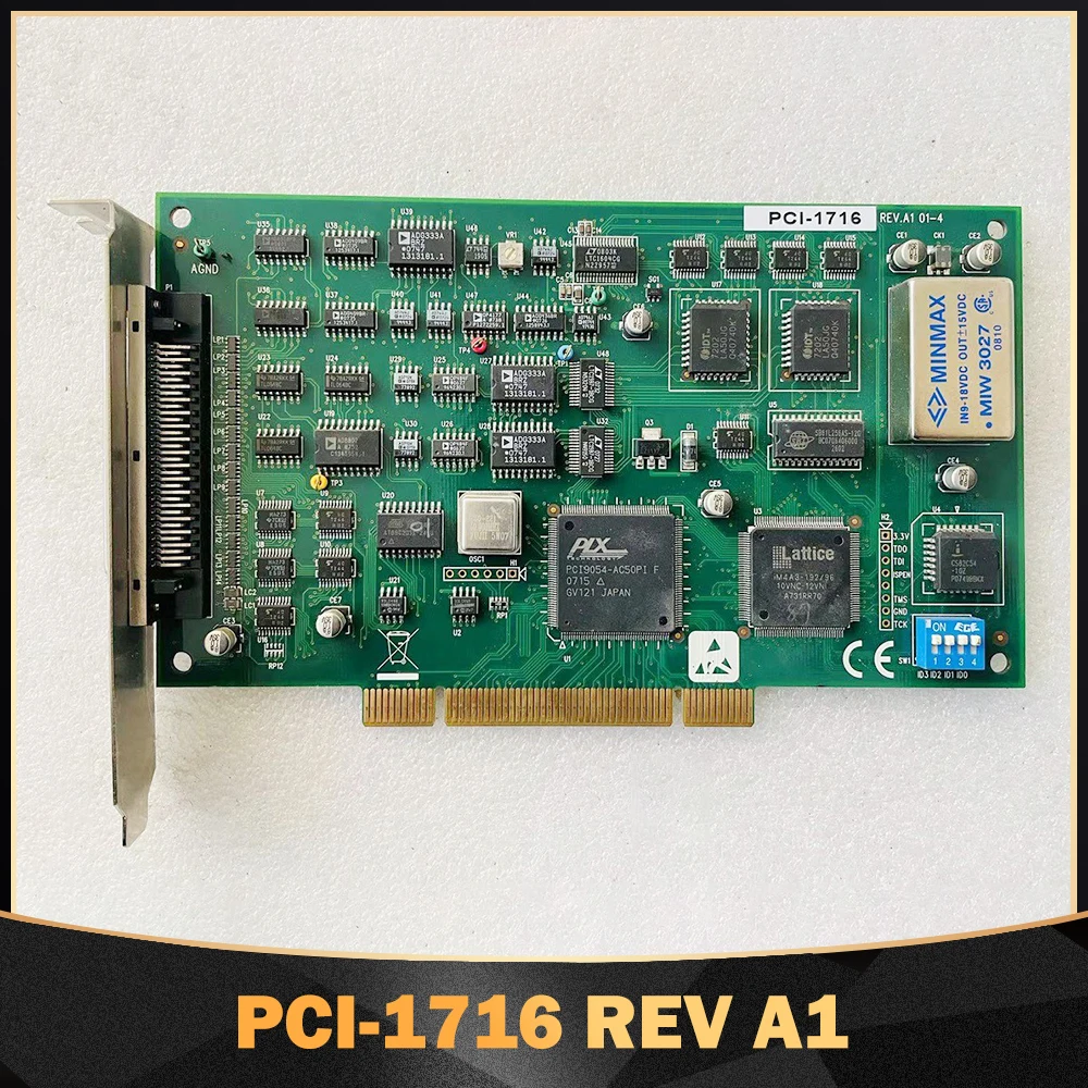 

16 Bit 16-Channel High-Resolution Multi-Function 1K FIFO 250KS /S Sampling Rate Data Capture Card For Advantech PCI-1716 REV A1