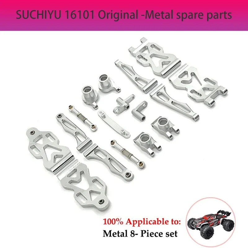 Монтажные решения Metal Para SCY 16101 16102 16103 16106 16201 JJRC Q130 1/16 Piezas Actualización De Coche RC Accesorios